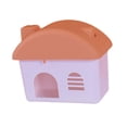 thumbnail image 3 of Fzaqwen Hamster Hide House Cage Small Animal Habitat for Dwarf Hamsters Rat Hedgehog Orange, 3 of 9