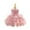 Pink, variant on LWavelet Kids Girls Birthday Party Dress Embroidery Princess Tulle Wedding Pageant Evening Gown