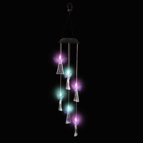MLINS  Memorial Wind Chime Fairy Chimes Solar Light No Fade Exquisite Decoration