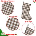 thumbnail image 5 of Christmas Stockings,Green and Red Christmas Plaid Pattern Stockings Christmas,14.8'' Xmas Stockings,Christmas Party Favors,Christmas Party Decorations,Christmas Stockings Personalized, 5 of 5