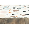 thumbnail image 3 of Momeni Jem Terri Abstract Contemporary Area Rugs, Off-White, 3 of 5