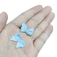 thumbnail image 6 of Uxcell Mini Ribbon Bow Mini Fabric Satin Ribbon Flower Bows Craft DIY Sewing Wedding Bows Dark Grey, 6 of 6