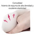 thumbnail image 3 of Silla Oficina Ergonómica Reclinable Deli Escritorio Blanca, 3 of 5