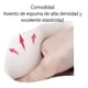 thumbnail image 3 of Silla Oficina Ergonómica Reclinable Deli Escritorio Blanca, 3 of 5
