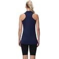 thumbnail image 5 of Xidunhg Women's Sleeveless Tank Top Golf Polo Shirts Summer Sports Athletic Fashionable Workwear-Quick Dry Navy 2XL, 5 of 8