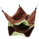 thumbnail image 4 of Hamaca cálida para mascotas pequeñas de tres capas, cama colgante, saco de dormir para hámster, ardillas doradas de azúcar, color verde, 4 of 11