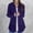 Blue, variant on YVNAURA Women’s Long Sleeve Casual Tunic Tops Lightweight Loose Fit Blouses Crewneck Side Split Hem Flowy Work Shirts for Office Daily, Black,L