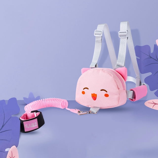 Cinturón antipérdida Perfecl Mochila para niños Rosa 2 en 1