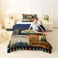 thumbnail image 4 of Erosebridal Kids Camping Twin Comforter Sets,Rustic Farmhouse Adventure Bedding Set For Boys,Reversible navy blue,2-Piece, 4 of 7