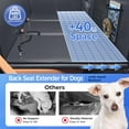 thumbnail image 2 of Back Seat Extender for Dogs, PU Leather Dog Car Seat Cover for Back Seat with Hard Bottom, 100% Waterproof, Scratch Proof and Anti Slip Dog Hammock for Cars and SUVs, Holds 400 lbs, 2 of 14