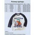 thumbnail image 4 of Ruyang Baby Dinosaur Shirt Striped Long Sleeve Shirts Kids Boys Girls Cute Graphic Tops Cotton Crewneck Sweatshirts Fall, 4 of 9