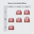 thumbnail image 2 of Tips para uñas de los pies BTartboxNails XCOAT TIPS para mujer, 150 unidades, 2 of 8