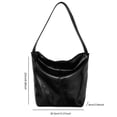 thumbnail image 4 of Bolso Tipo Cubo PU para Mujer Axila Gran Capacidad Viajes Al Aire Libre (), 4 of 7
