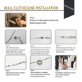 thumbnail image 5 of MHY Tendedero de 16 pies para Exteriores Tendedero de Acero Inoxidable 304 Cable de Servicio Pesado Cuerda de Alambre con Sistema retráctil Cuerda para Ropa a Prueba de Viento para Exteriores/Interior, 5 of 5