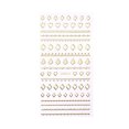 thumbnail image 1 of juguse 1 Sheet/2 Sheets Gold Metallic Nail Stickers Geometric Pattern Nail Art Wraps Decals Heart Line Nail Art Decor, 1 of 2