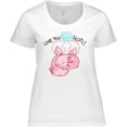 thumbnail image 3 of Inktastic Love You Alotl Cute Axolotl Valentines Women's Plus Size T-Shirt, 3 of 5