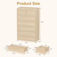 thumbnail image 2 of YUSAZENS 7 Drawer Dresser for Bedroom, Modern 7 Chest of Drawers Tall with Spacious Storage, Freestanding Dresser Organizer for Bedroom, Living Room, Natural Oak, 2 of 7