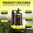 thumbnail image 3 of Bomba de sumidero PHLEX PRO 1/2HP sumergible 10060 L/h Verde, 3 of 8