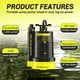 thumbnail image 3 of Bomba de sumidero PHLEX PRO 1/2HP sumergible 10060 L/h Verde, 3 of 8