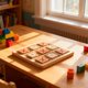 thumbnail image 4 of Juego de tres en raya de madera | Juego de mesa clásico de tres en raya para niños | Juego de estrategia educativo para niños | Juegos de fiesta familiares para viajes en interiores, 4 of 5