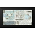 thumbnail image 2 of Wiens, James 14x9 Black Modern Framed Museum Art Print Titled - Gracefully Blue V, 2 of 5