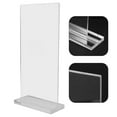 thumbnail image 3 of 4Pcs Acrylic Poster Stand Desktop Menu Storage Stand Restaurant Menu Holder Stand, 3 of 9