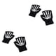 thumbnail image 2 of Sonducket Manoplas de Halloween tejidas Unisex deportes guantes sin dedos protectores de manos mujeres luminosas oscuras Cosplay niñas ciclismo Tipo 1 2Conjunto, 2 of 6