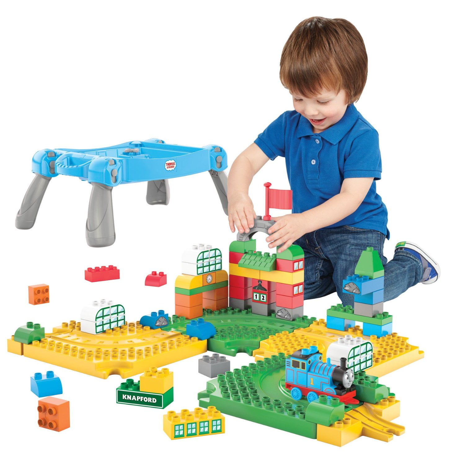 mega bloks train table