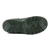 OwnShoe Mens Leather Waterproof Insulated Snow Duck Boots