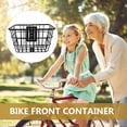 thumbnail image 4 of Phenofice Detachable Bicycle Basket Black Iron Easy Installation Cycling 1Pcs, 4 of 8