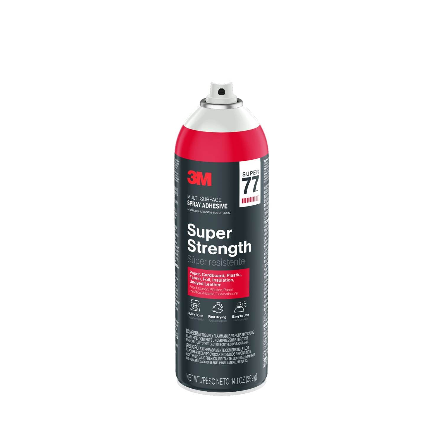 (6 pack) 3M Super 77 Multi-Surface Spray Adhesive, Glue, Fabrics, Crafts, 14.1 oz