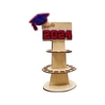 thumbnail image 2 of Graduation Decorations 2025 Desktop Ornament 2024 Graduate Gift Wallet Sturdy Graduation Organizer Wooden Graduation Holder Congratulation Card Rack, Home Decoration Desktop Ornament, 2 of 8