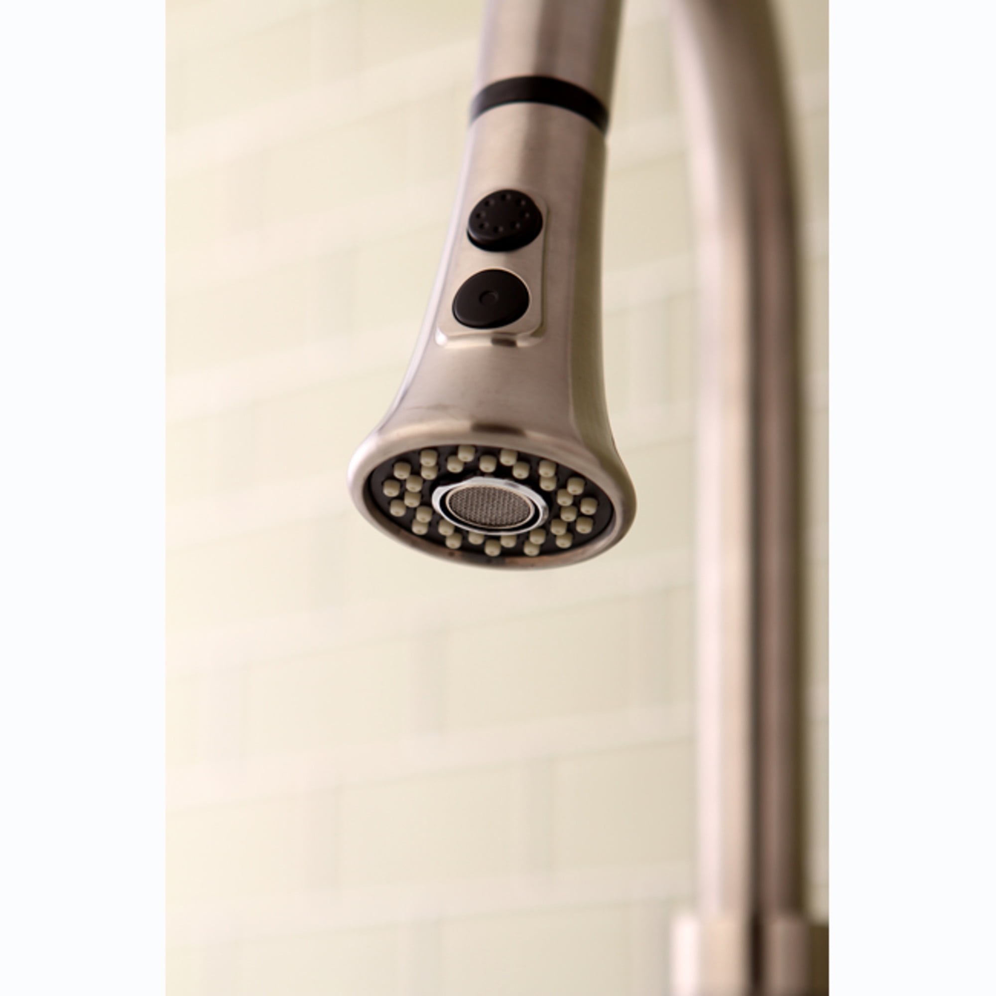 Kingston Brass KDH8728 Pull-Down Kitchen Faucet Sprayer Head, Brushed Nickel