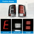 thumbnail image 3 of Tail Lights Fit 2009-2018 Dodge Ram 1500/2500/3500 and 2019 Ram Classic,Sequential Signal Function,Tail Lamp Replacement Assembly(Clear Lens), 3 of 10