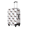 thumbnail image 2 of Uemuo Dachshund Dog Printed Washable Luggage Cover - Fashion Suitcase Protector Fits 18-32 Inch Luggage -, 2 of 9