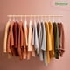 thumbnail image 5 of NEATERIZE Perchas de plástico para ropa, paquete de 100 para adultos, perchas de plástico, la percha perfecta para abrigos y perchas que ahorran espacio para armario, percheros, ganchos para colgar ro, 5 of 7