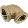 thumbnail image 3 of Anderson Metals 738105-0604 Reducing Pipe Elbow, 3/8 x 1/4 in, FIP, 90 deg Angle, Brass, 200 psi Pressure, 3 of 3