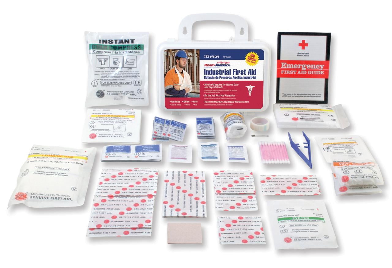 122-Piece Industrial First Aid Kit (4-Pack)