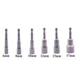 thumbnail image 1 of Greenne 6Pcs 65Mm 6-17Mm Hexagon Nut Driver Drill Bit Socket Wrench Extension Sleeve, 1 of 9
