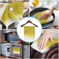 thumbnail image 3 of Ombre Yellow Waves Kitchen Towels Set of 3, Water Absorbent Dish Towel, Abstract Art Gradient Modern Decorative Hand Towels - Quick Drying Cloth for Cooking Baking, 18x28 Inch, 3 of 8