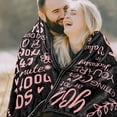 thumbnail image 4 of LHSHID 40th Birthday Blanket Gifts for Women Happy 40th Birthday Gift Ideas for Her 40 Year Old Gifts for Mom Grandma Wife Sister Friends Personalized Flannel Fleece Soft Throw Blanket 30"x40", 4 of 7