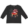 thumbnail image 3 of Inktastic Monster Truck How I Roll 2nd Birthday Boys Long Sleeve Toddler T-Shirt, 3 of 5