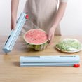 thumbnail image 3 of Aluminum Foil Dispenser,Wrap Dispenser with Cutter Plastic Wrap Dispenser with Cutter Aluminum Foil Dispenser Refillable Wrap Dispenser Plastic Food Wrap Dispenser Cling Film Dispenser., 3 of 8