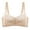Beige Everyday bra for WOMEN, variant on ATOYSOY Everyday Bra Daily Lace Splicing Breathable Push Up Underwear Wireless Workout Girls Teens Smoothing Comfy Bra Beige