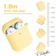 thumbnail image 3 of Funda para Airpod, funda de silicona con llavero de bola de piel compatible con Apple Airpods 2/1 Xemadio HMHZ319-3, 3 of 7