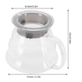 thumbnail image 3 of Verseuse à café en verre professionnelle, carafe à café en verre pour comptoir de bar et de cuisine, 300 ml, 3 of 4