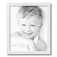 thumbnail image 2 of ArtToFrames 15" x 18" White Satin Picture Frame, 15x18 inch White MDF Poster Frame (WOM-5179), 1 Pack, 2 of 8