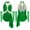Green, variant on Girls Sleeveless Rhinestone Lyrical Ballet Dance Bodysuit with Gloves Gymnastics Dancewear Orange 8