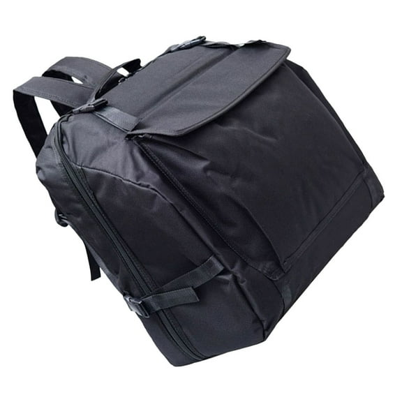 FRCOLOR Accordion Bag Compatible for 48/60/72 Bass Musical Instrument Storage Case Accordion Carry Bag for Musicians Accordion Gig Bag with Pockets Accessories Black