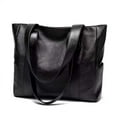 thumbnail image 4 of Women's Large Capacity Tote Bag Single Shoulder Handbag Soft Leather Bag, 4 of 4